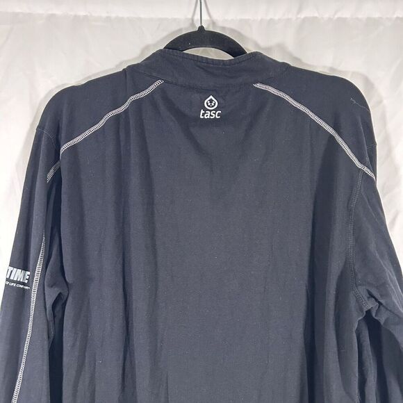 LifeTime TASC Jacket Men's XXL Black 1/4 Zip Fitness Long Sleeve Pullover - Picture 9 of 10